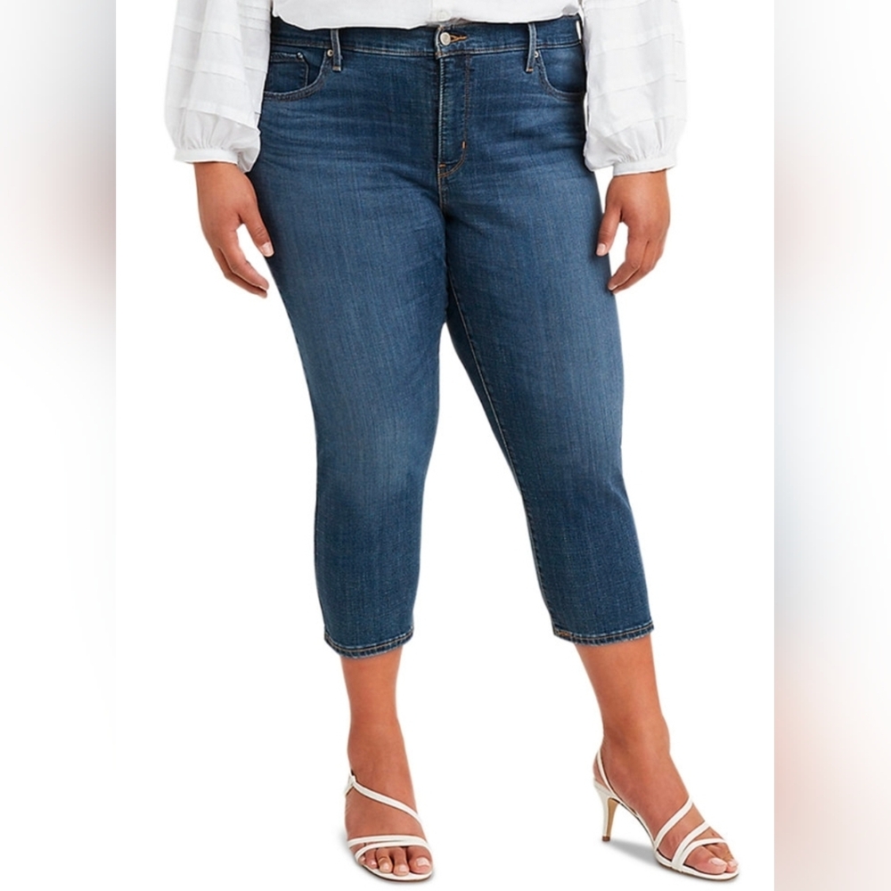 Levi's 311 Shaping Skinny Capri Jeans Size 24W New